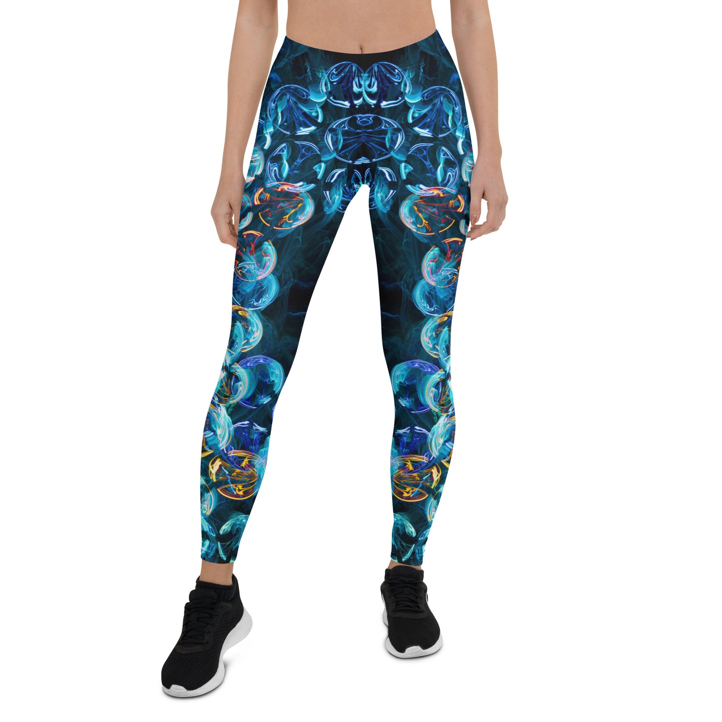 Neon color bubble leggings