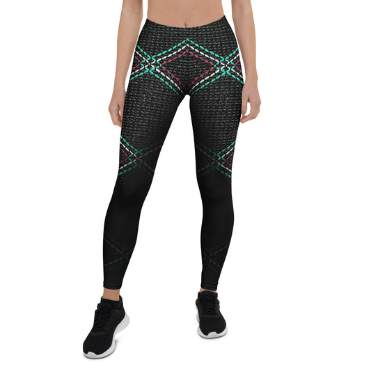 Neon pattern leggings